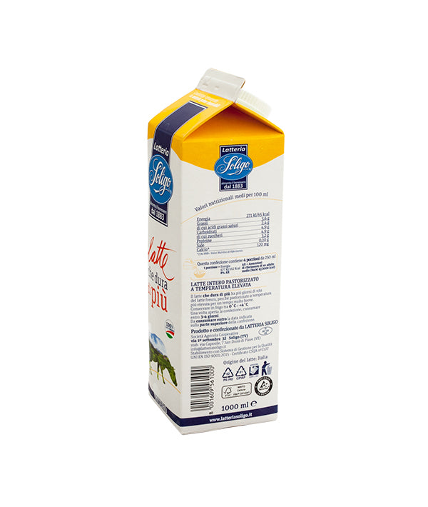 LATTE PASTORIZZATO INTERO CHE DURA DI PIU' LT 1