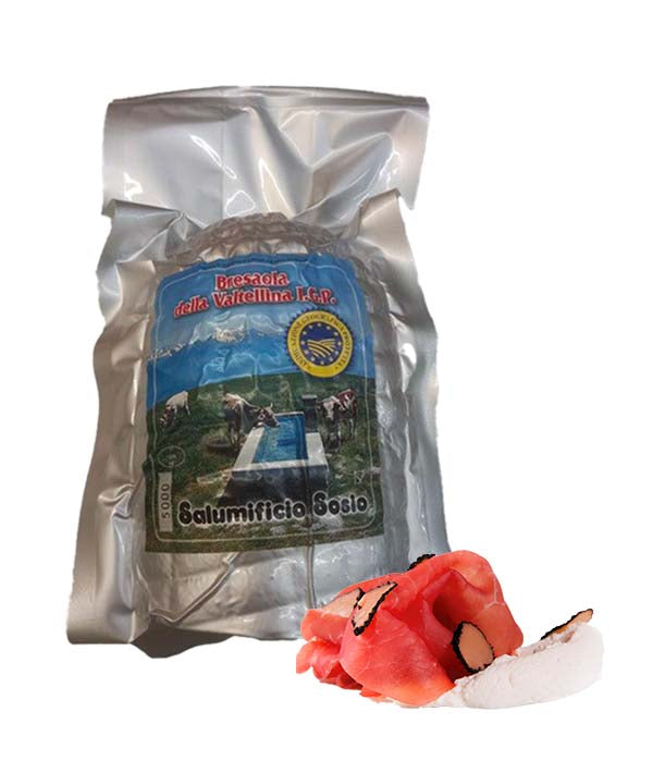 BRESAOLA DELLA VALTELLINA IGP A META' SOTTOVUOTO SOSIO KG 1,5