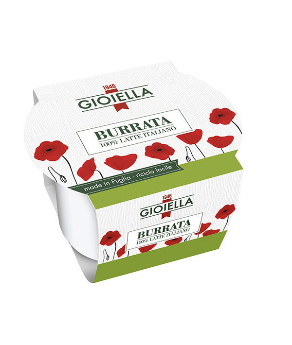 BURRATA PUGLIESE CONFEZIONE SINGOLA 100% ITALIA CAPURSO GR 125