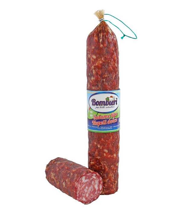 SALAME TIPO NAPOLI A META' SOTTOVUOTO BOMBIERI KG 1