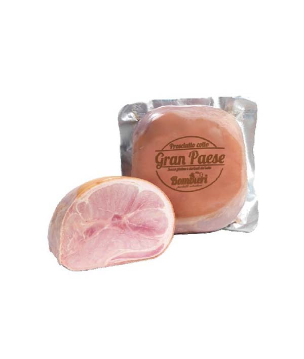 PROSCIUTTO COTTO GRAN PAESE BOMBIERI KG 8