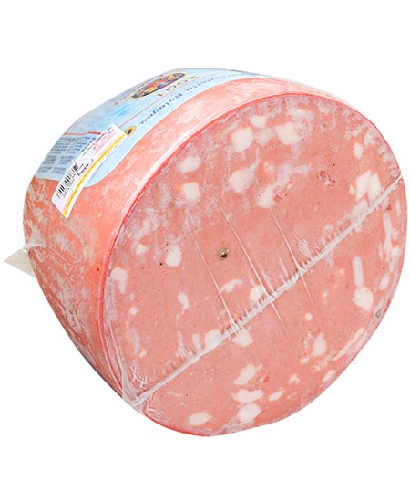 MORTADELLA LEONCINI 2001 BOLOGNA IGP SENZA PISTACCHIO A META' SOTTOVUOTO KG 7