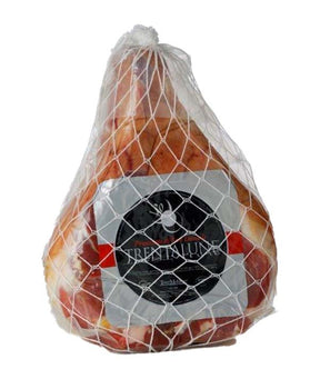 PROSCIUTTO SAN DANIELE DOP TRENTALUNE 20 MESI PELATO PIATTO SENZA OSSO TESTA & MOLINARO KG 7