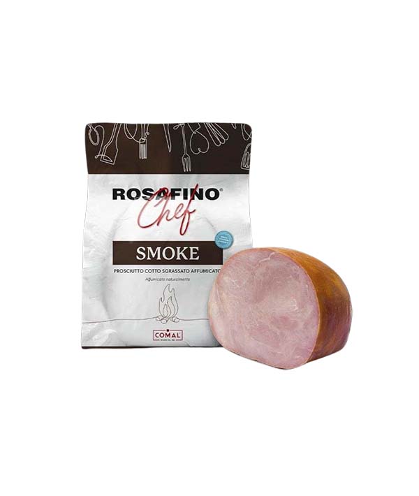 PROSCIUTTO COTTO PRAGA SGRASSATO A META' SOTTOVUOTO SMOKE KG 3