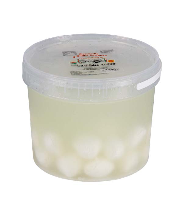 MOZZARELLA DI BUFALA CAMPANA DOP VASCHETTA PZ 40X25 DIANO KG 1