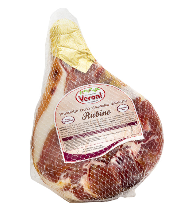 PROSCIUTTO SENZA OSSO PELATO PIATTO RUBINO VERONI KG 6,2