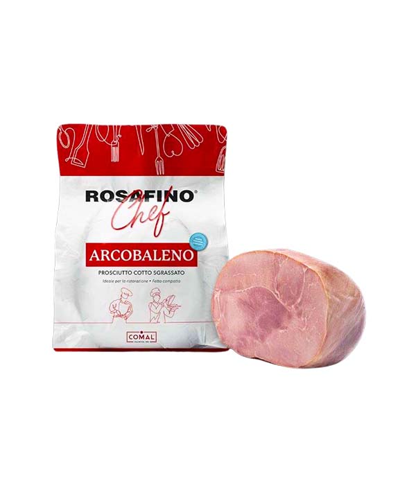 PROSCIUTTO COTTO COMAL ARCOBALENO SGRASSATO SENZAPOLIFOSFATI KG 6