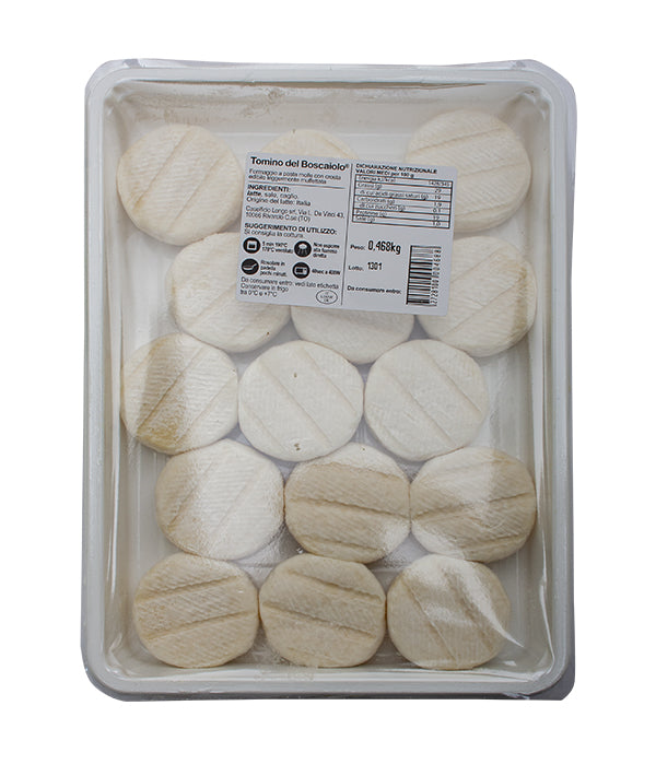 FORMAGGIO TOMINO BOCCONCINO PZ 15X30 CASEIFICIO LONGO GR 450