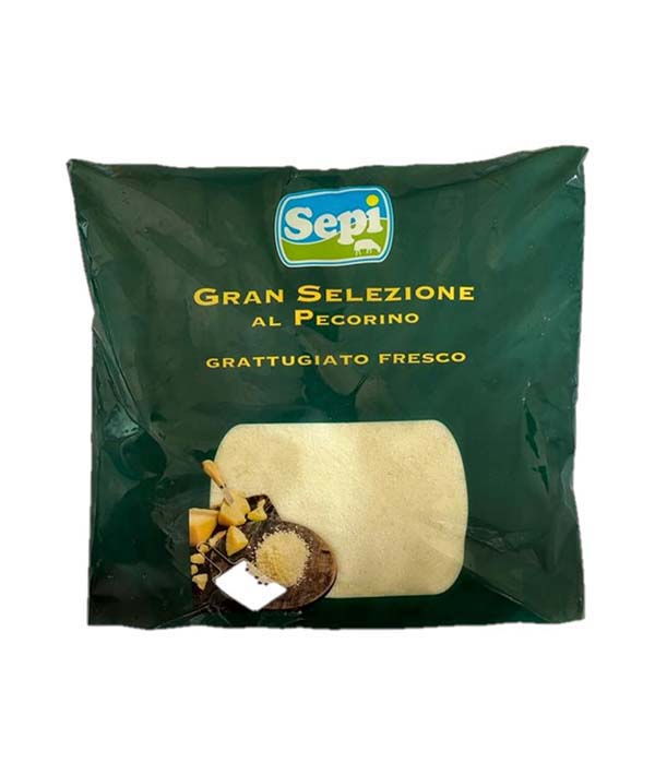 FORMAGGIO GRATTUGGIATO MIX PECORINO BUSTA 70% GR 500
