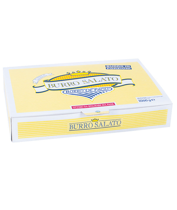 BURRO PORZIONI SALATO PZ 100X10 DE PAOLI KG 1