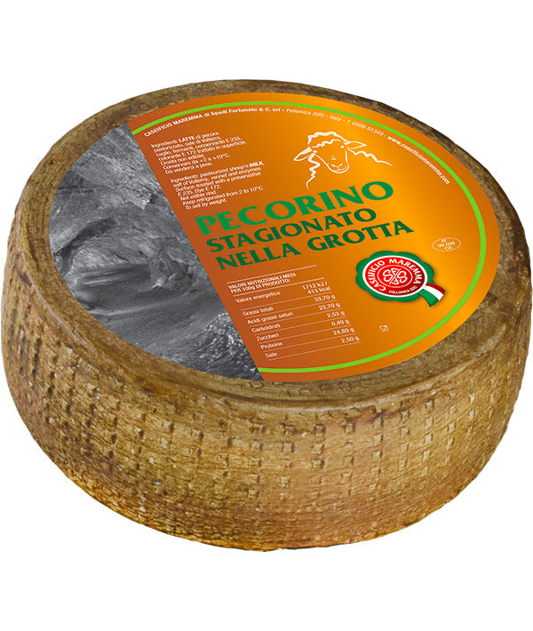 PECORINO STAGIONATO DI GROTTA 60/90 GG SOTTOVUOTO FORMA KG 1,2