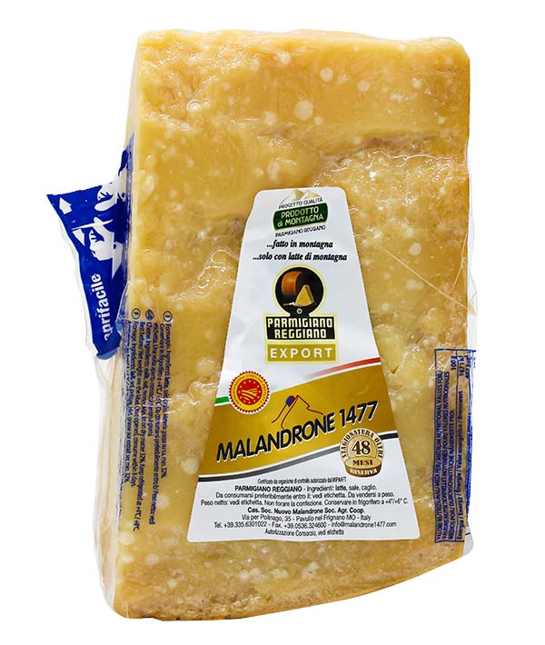 PARMIGIANO REGGIANO 48 MESI DOP MONTAGNA MALANDRONE KG 1