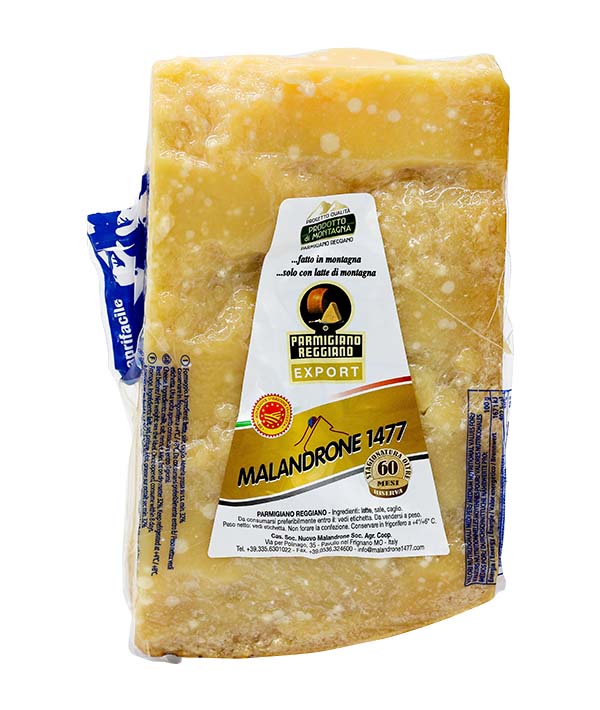 PARMIGIANO REGGIANO 60 MESI DOP MONTAGNA MALANDRONE KG 1