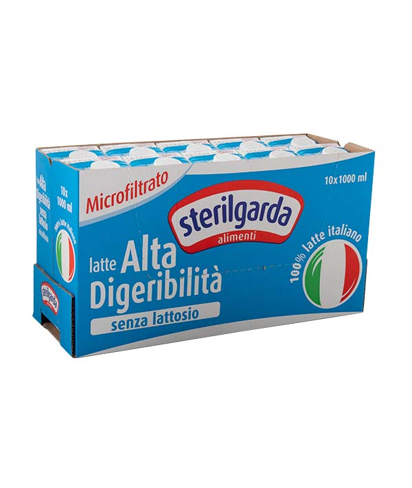 LATTE PARZIALMENTE SCREMATO 100% ITALIANO SENZA LATTOSIO 
STERILGARDA LT 1