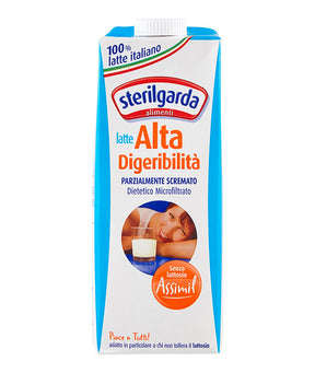 LATTE PARZIALMENTE SCREMATO 100% ITALIANO SENZA LATTOSIO 
STERILGARDA LT 1