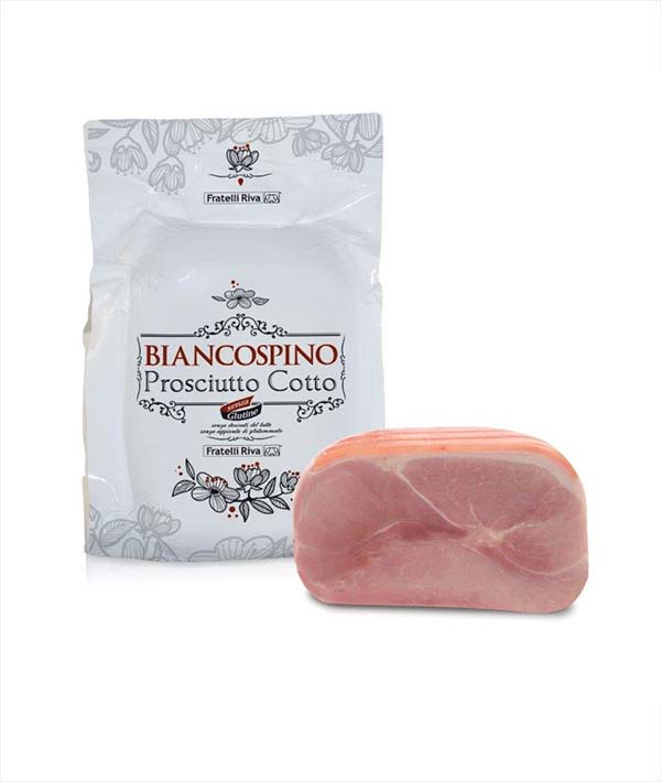 PROSCIUTTO COTTO BIANCOSPINO SOTTOVUOTO SALUMIFICIO F.LLI RIVA 
KG 8