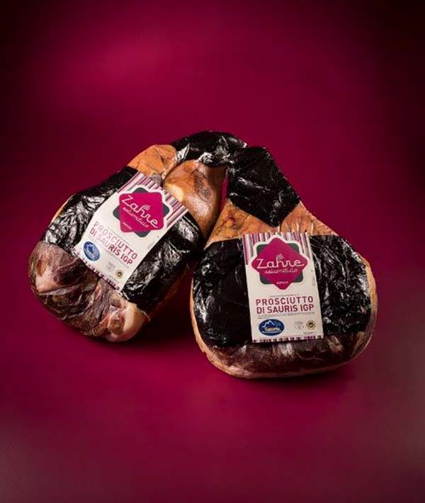 PROSCIUTTO CRUDO SENZA OSSO PERA 24 MESI SAURIS IGP ZAHRE KG 8,5