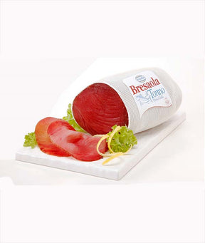 TRANCI DI BRESAOLA DI TONNO YELLOWFIN, CONFEZIONATO SOTTOVUOTO  KG 1,5/3