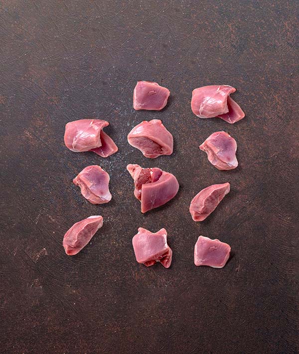 SPEZZATINO DI TACCHINO SOTTOVUOTO KG 1