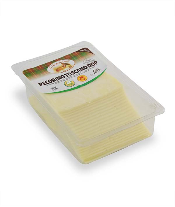 FORMAGGIO PECORINO TOSCANO DOP AFFETTATO VASCHETTA 
FIOR DI MASO GR 500