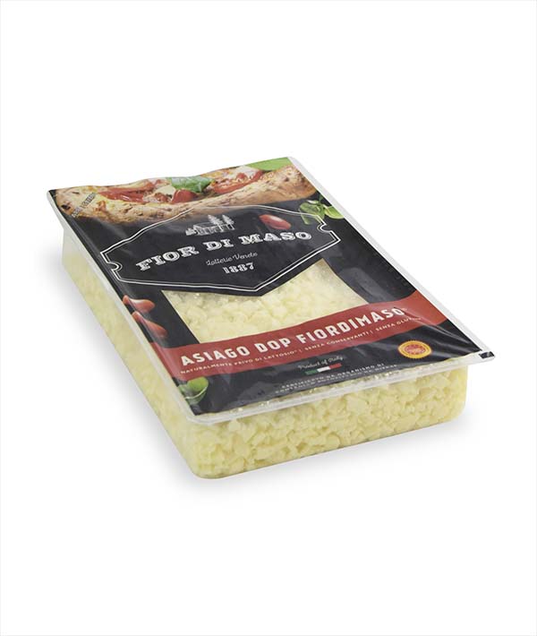 FORMAGGIO ASIAGO DOP FRESCO CUBETTI VASCHETTA 
FIOR DI MASO GR 500