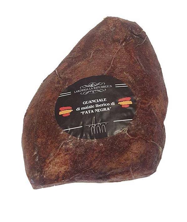 GUANCIALE DI SUINO IBERICO PATA NEGRA SOTTOVUOTO KG 1