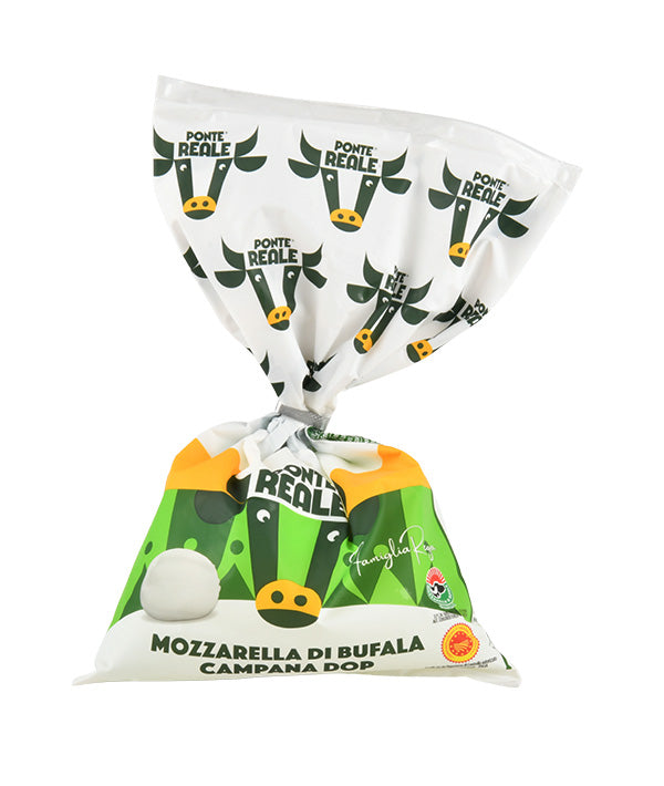 MOZZARELLA DI BUFALA CAMPANA DOP BUSTA PONTE REALE GR 250