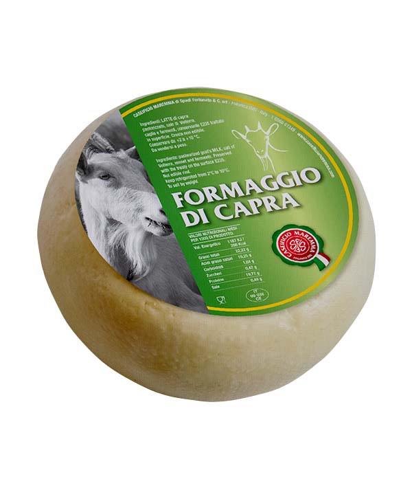 FORMAGGIO DI CAPRA 30 GIORNI FORMA SOTTOVUOTO MAREMMA KG 1,2