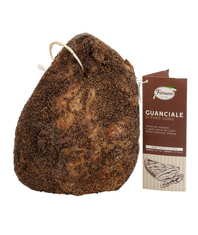 GUANCIALE DI SUINO STAGIONATO FIORUCCI KG 1,1