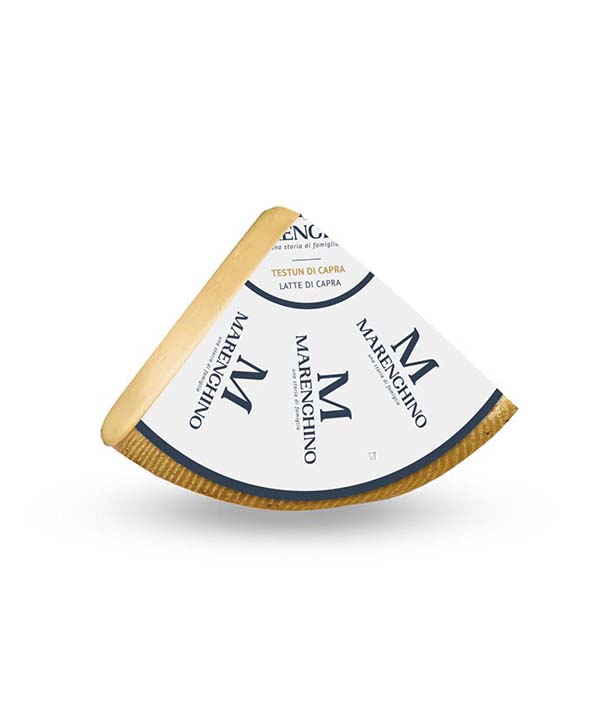 FORMAGGIO TESTUN DI CAPRA SOTTOVUOTO 1/4 MARENCHINO KG 1,5