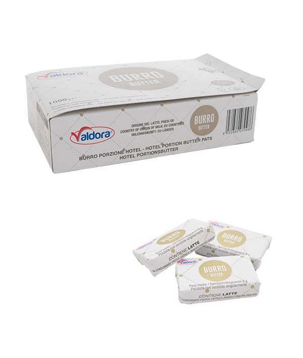 BURRO PORZIONI PZ 125X8 VALDORA KG 1
