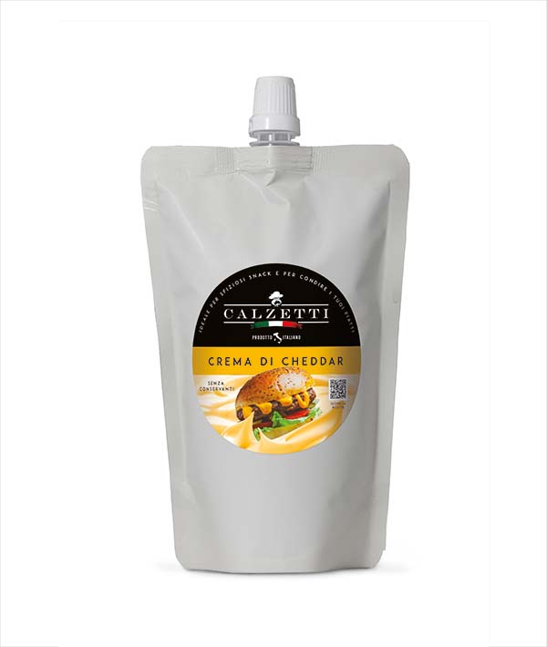 CREMA CHEDDAR SAC A POCHE CALZETTI GR 500