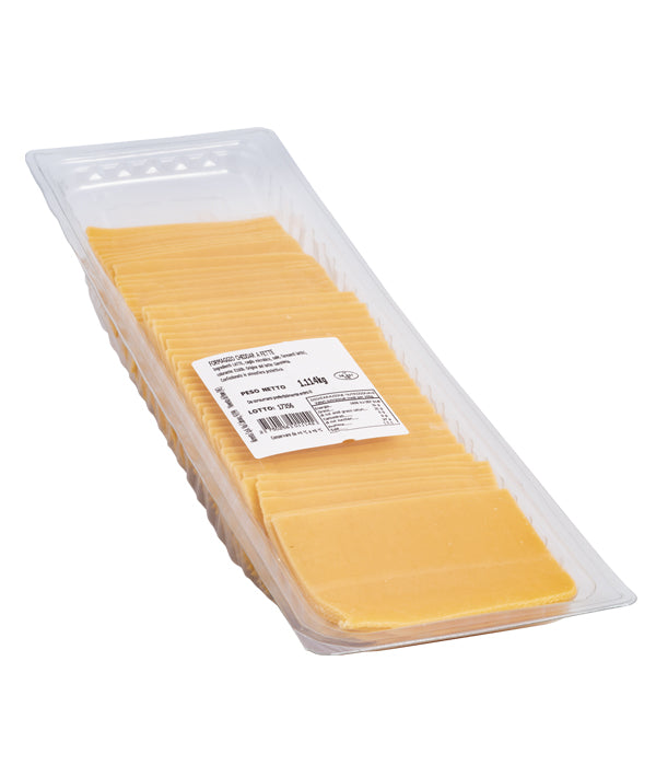 FORMAGGIO CHEDDAR AFFETTATO VASCHETTA ALIMENTA KG 1