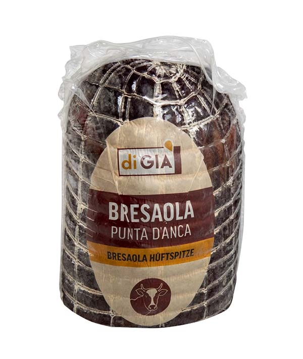 BRESAOLA PUNTA D'ANCA A META' SOTTOVUOTO DIGIA' KG 1,5