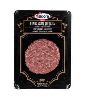 HAMBURGER DI BOVINO ADULTO SKIN DIAM. 12 VALDORA SELEZIONE GR 150