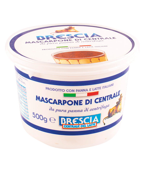 FORMAGGIO MASCARPONE MATERIA GRASSA 48% VASCHETTA
CENTRALE DEL LATTE DI BRESCIA GR 500