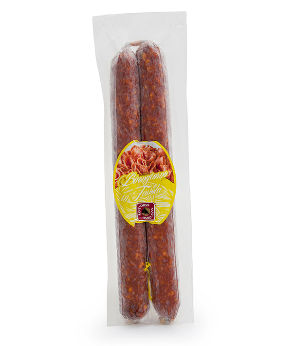 SALSICCIA PICCANTE LUNGA AFFUMICATA SALUMIFICIO SANT'ORSO KG 1,2