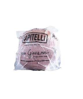 PROSCIUTTO COTTO ALTA QUALITÀ SAN GIOVANNI SOTTOVUOTO 
CAPITELLI KG 10