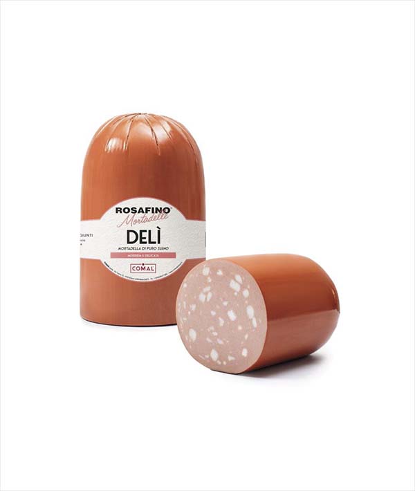 MORTADELLA DELÌ A META' SOTTOVUOTO COMAL KG 3,5