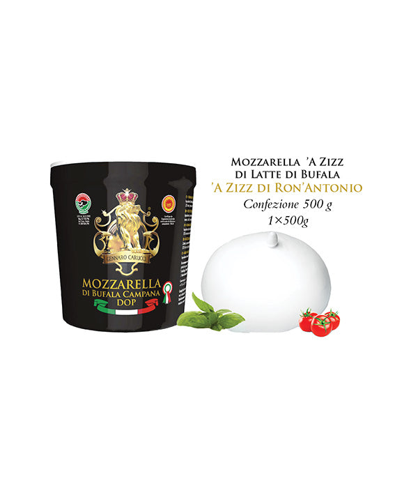 MOZZARELLA BUFALA CAMPANA DOP BICCHIERE CARUCCI GR 500