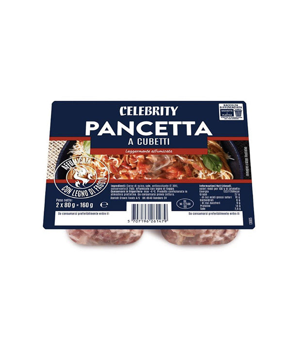 PANCETTA AFFUMICATA A CUBETTI GR 100 PZ 2