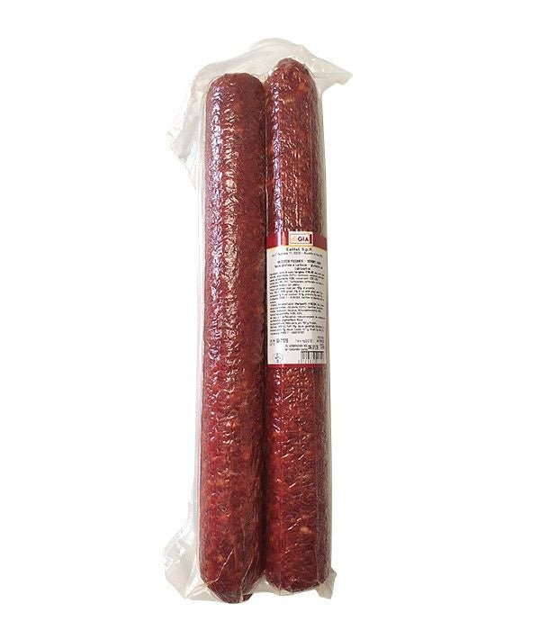 SALSICCIA PICCANTE NAZIONALE LUNGA CON PELLE PZ 2 SV DI GIÀ KG 1,4