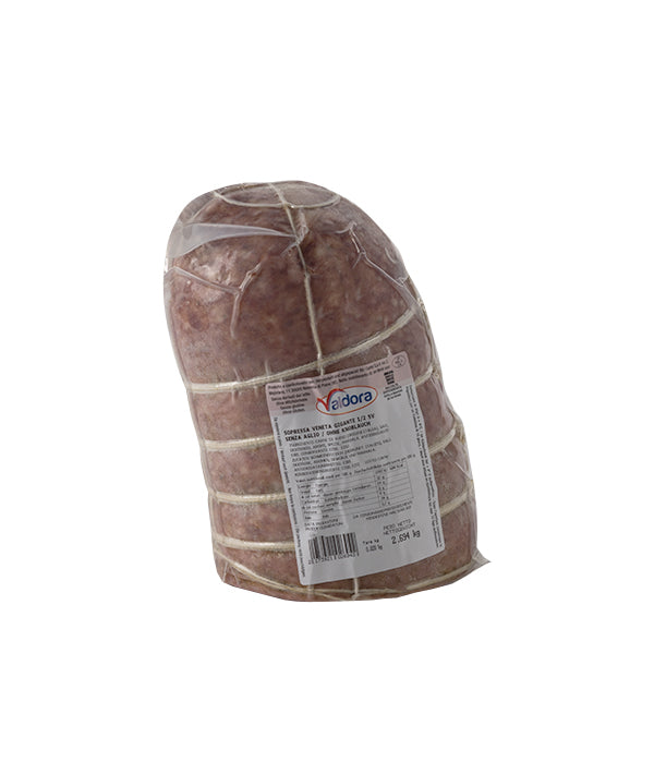 SOPRESSA A META' SOTTOVUOTO VALDORA KG 2,2