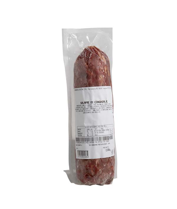 SALAME DI CINGHIALE SOTTOVUOTO VALDORA GR 500