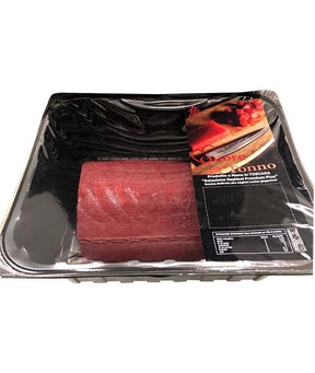 FILETTO DI TONNO PINNA GIALLA, FILONE QUORE DI TONNO, U/CRD, CONFEZIONATO IN ATMOSFERA PROTETTIVA, DECONGELATO KG 2,5