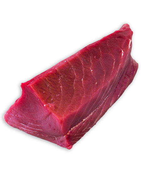 FILONE DI TONNO PINNA GIALLA, TRASFORMATO, SOTTOVUOTO CON GARZA VERDE KG 3