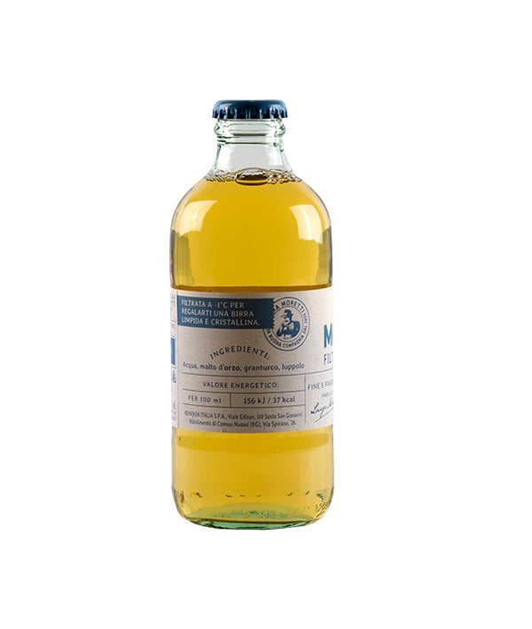 BIRRA MORETTI FILTRATA FREDDO BOTTIGLIA LT 0,3 PZ 24