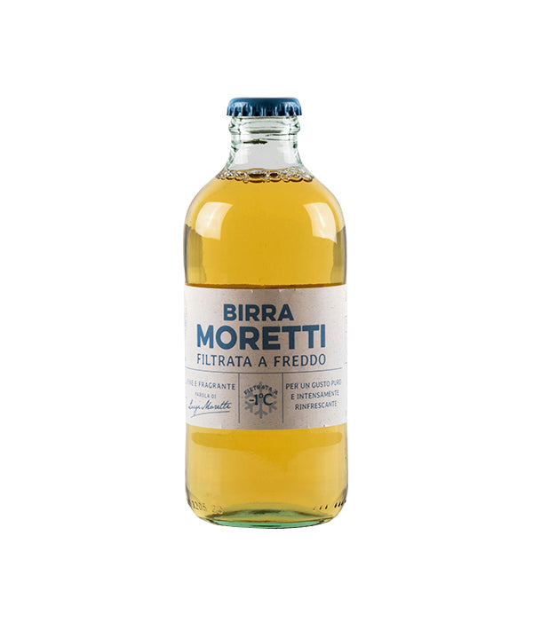 BIRRA MORETTI FILTRATA FREDDO BOTTIGLIA LT 0,3 PZ 24