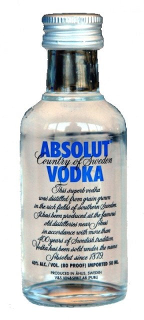 VODKA ABSOLUT MIGNON ML 50 40° PZ 12