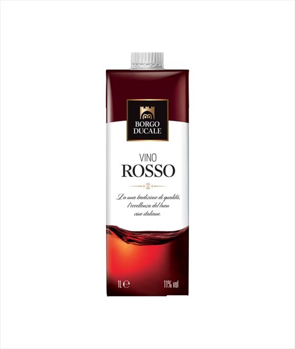 VINO ROSSO BORGO DUCALE 11° BRICK CON TAPPO LT 1